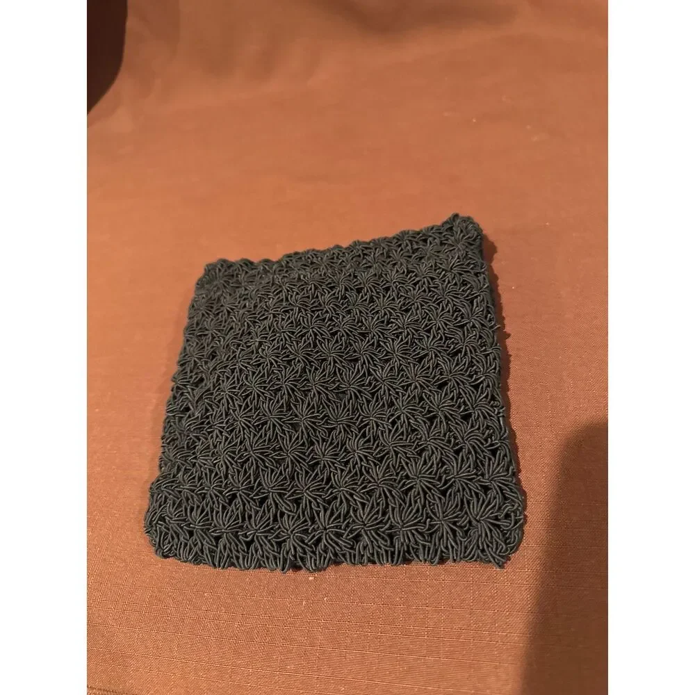 Black Crochet Bag Cross Body